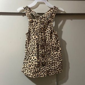 Cheetah overall dress